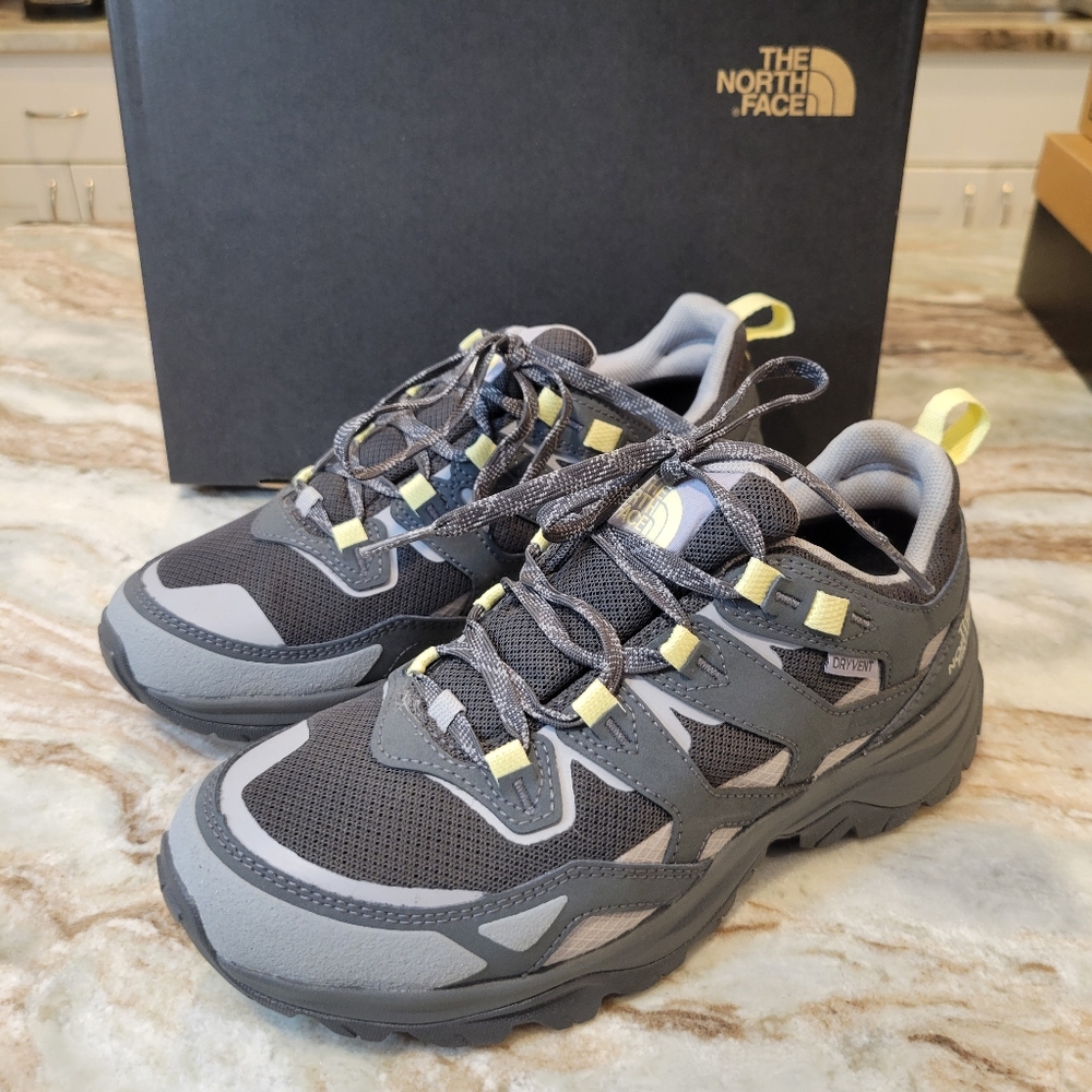 The North Face Women’s Hedgehog 3 Waterproof Hiking Shoes, W 9, Grey, NW…
